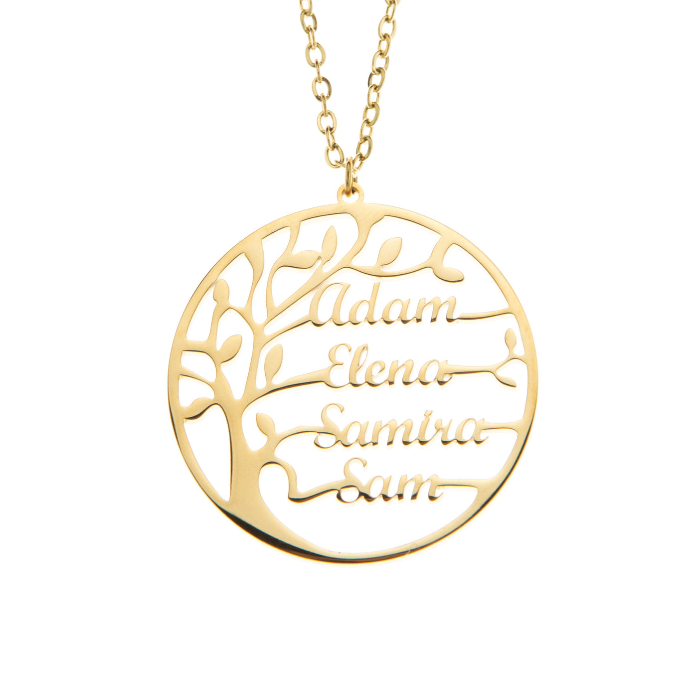 Baum des lebens anhänger necklace - elegante silberne damenschmuck