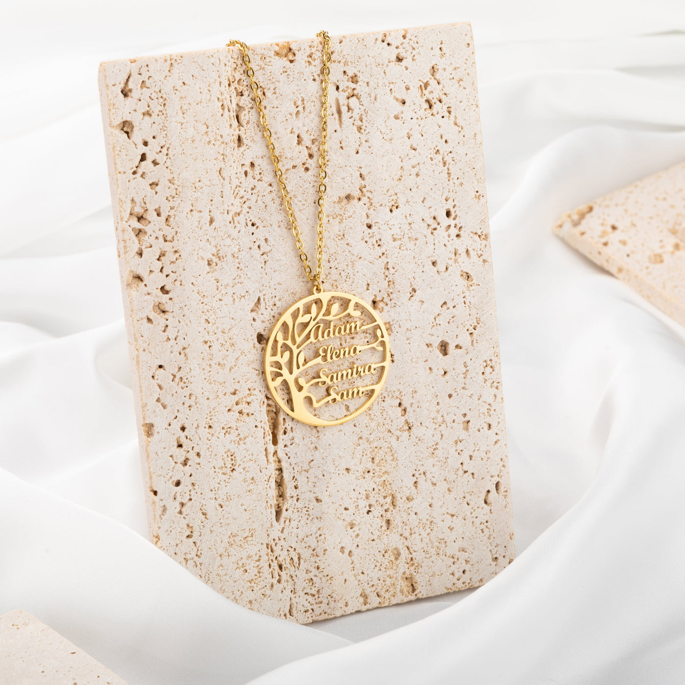 Baum des lebens anhänger necklace - elegante silberne damenschmuck