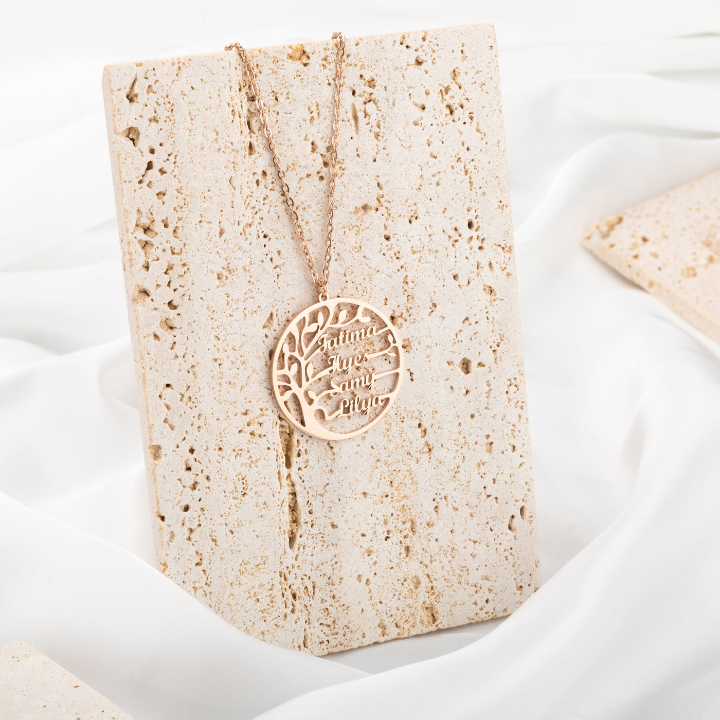 Baum des lebens anhänger necklace - elegante silberne damenschmuck