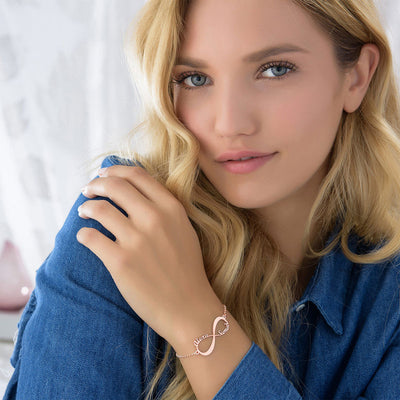 Ewige verbindung armband - individuelles silber accessoire für frauen