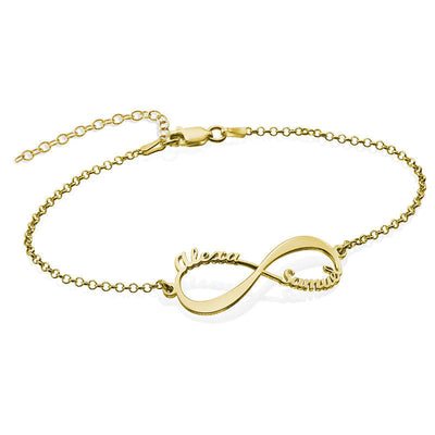 Ewige verbindung armband - individuelles silber accessoire für frauen