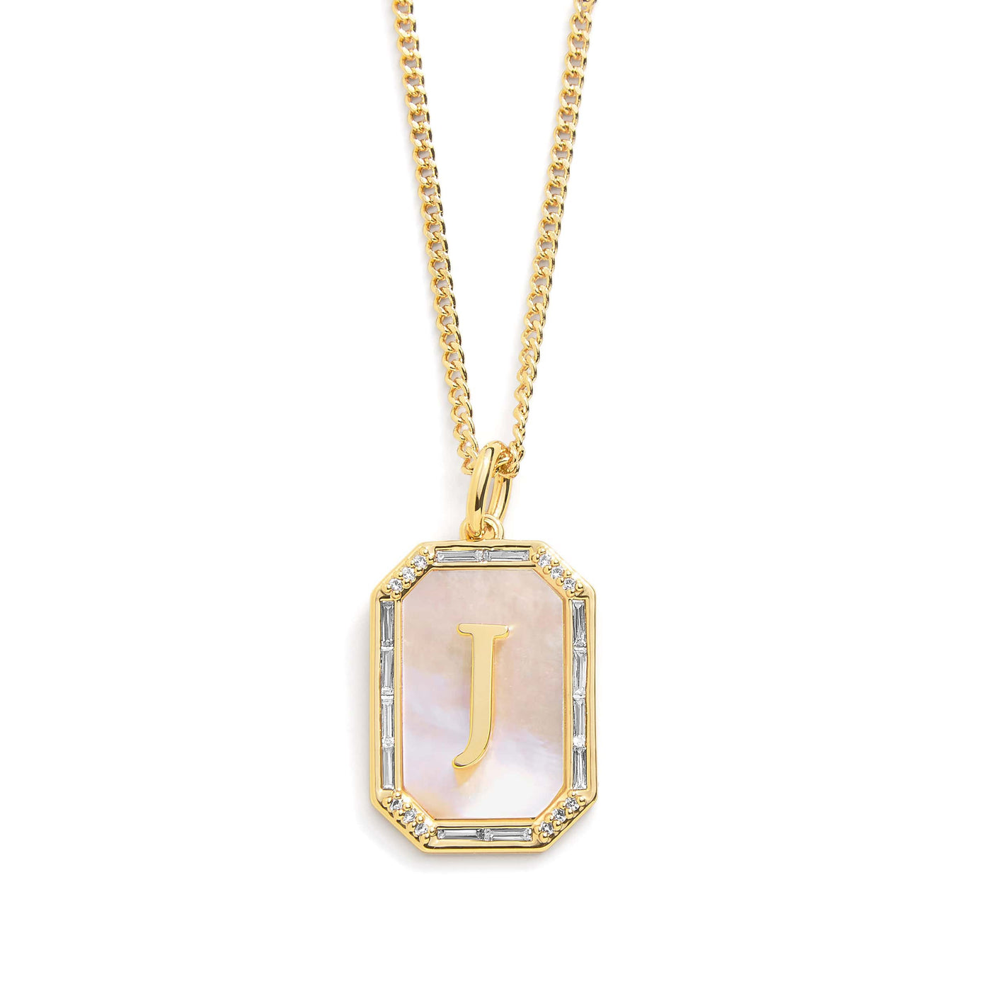 Goldene initialen anhänger kette - elegantes accessoire für frauen