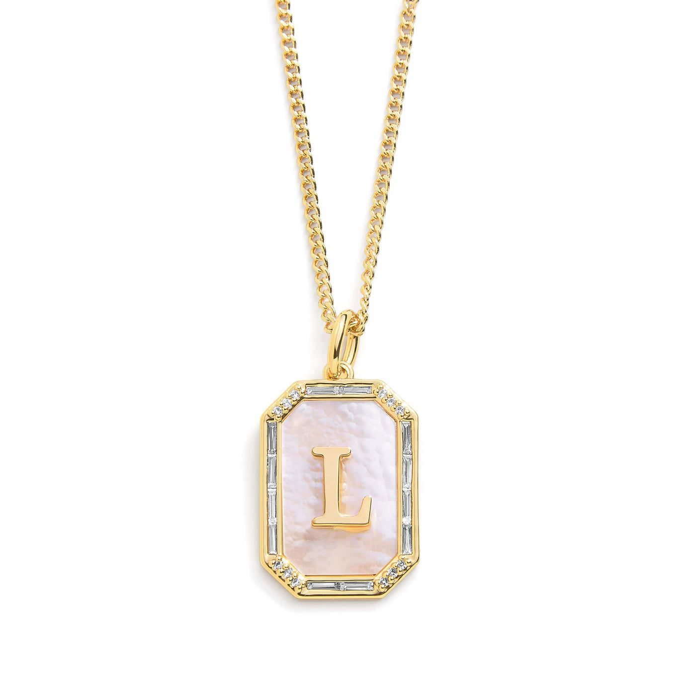 Goldene initialen anhänger kette - elegantes accessoire für frauen