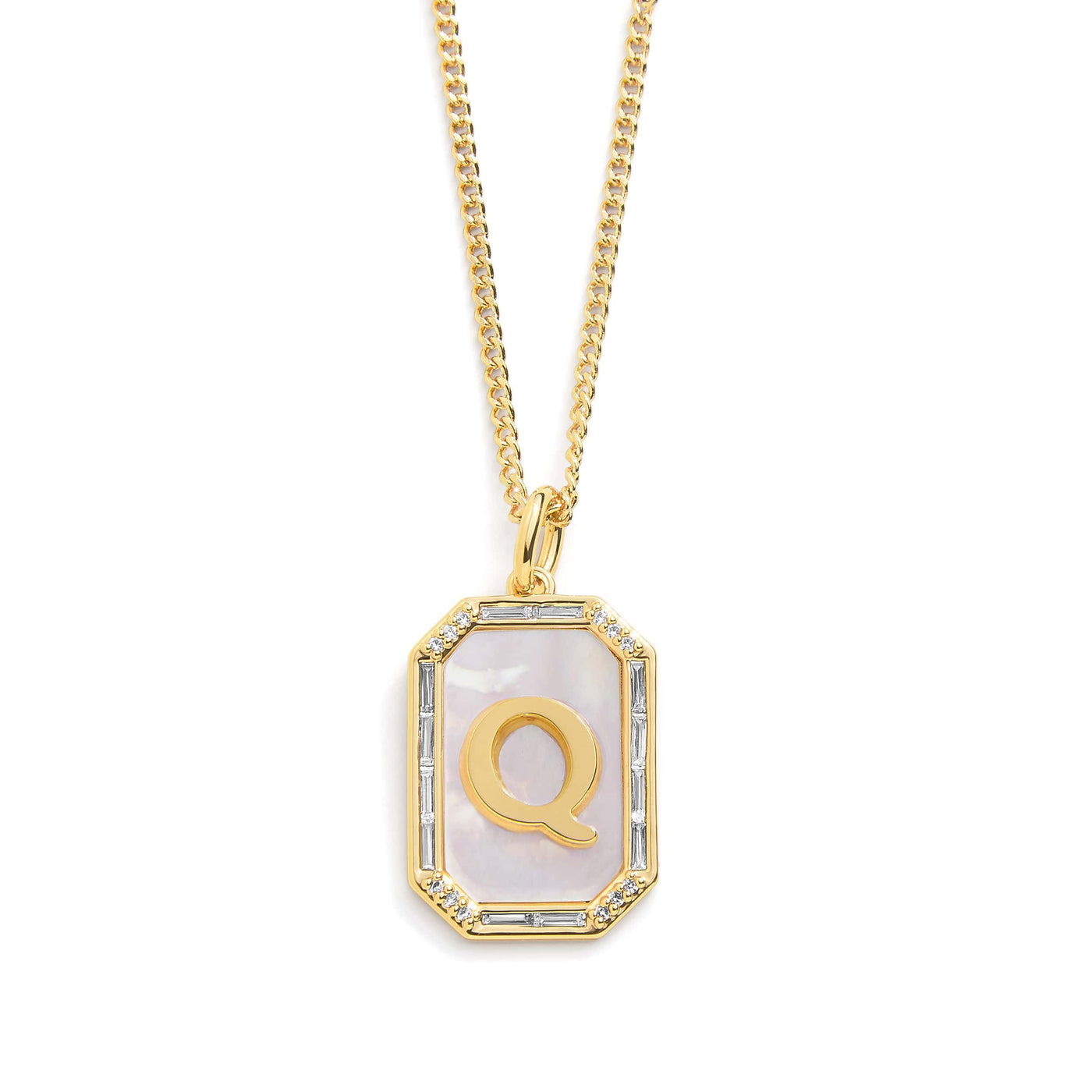 Goldene initialen anhänger kette - elegantes accessoire für frauen