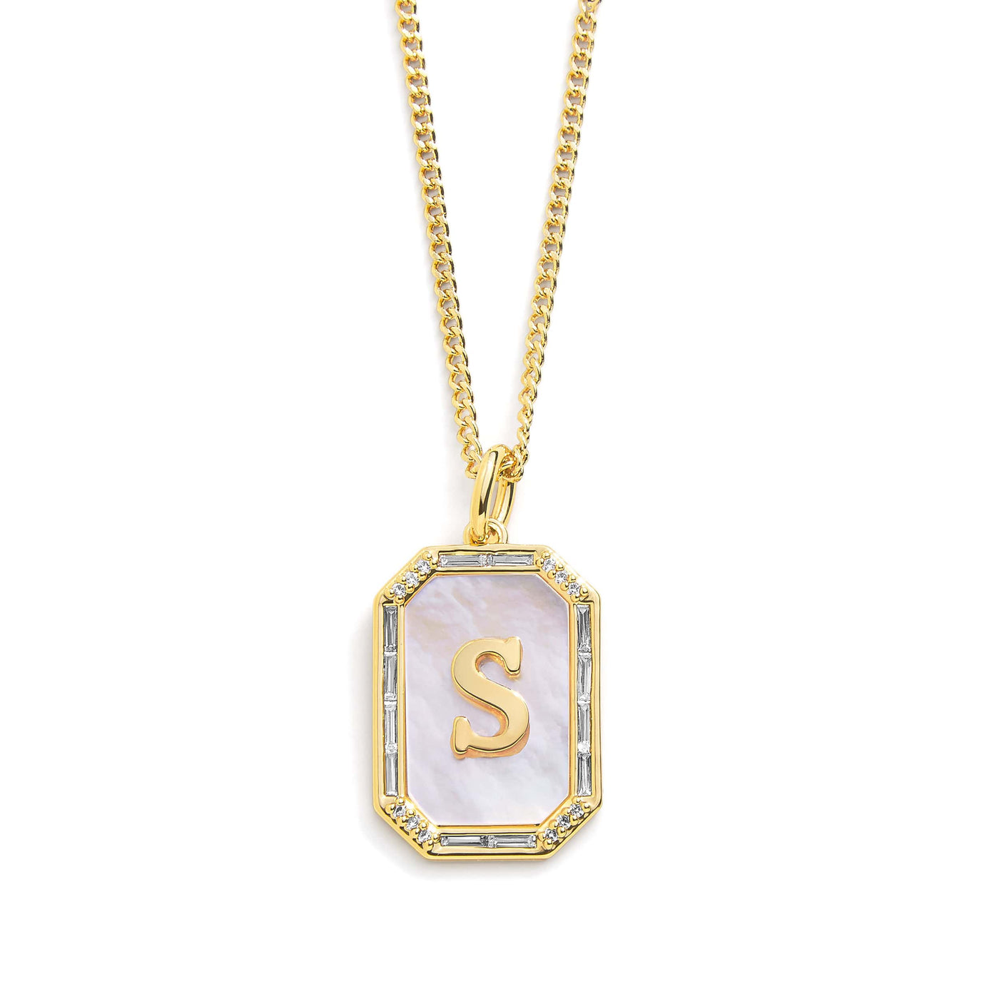 Goldene initialen anhänger kette - elegantes accessoire für frauen