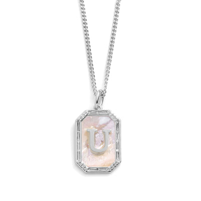 Goldene initialen anhänger kette - elegantes accessoire für frauen