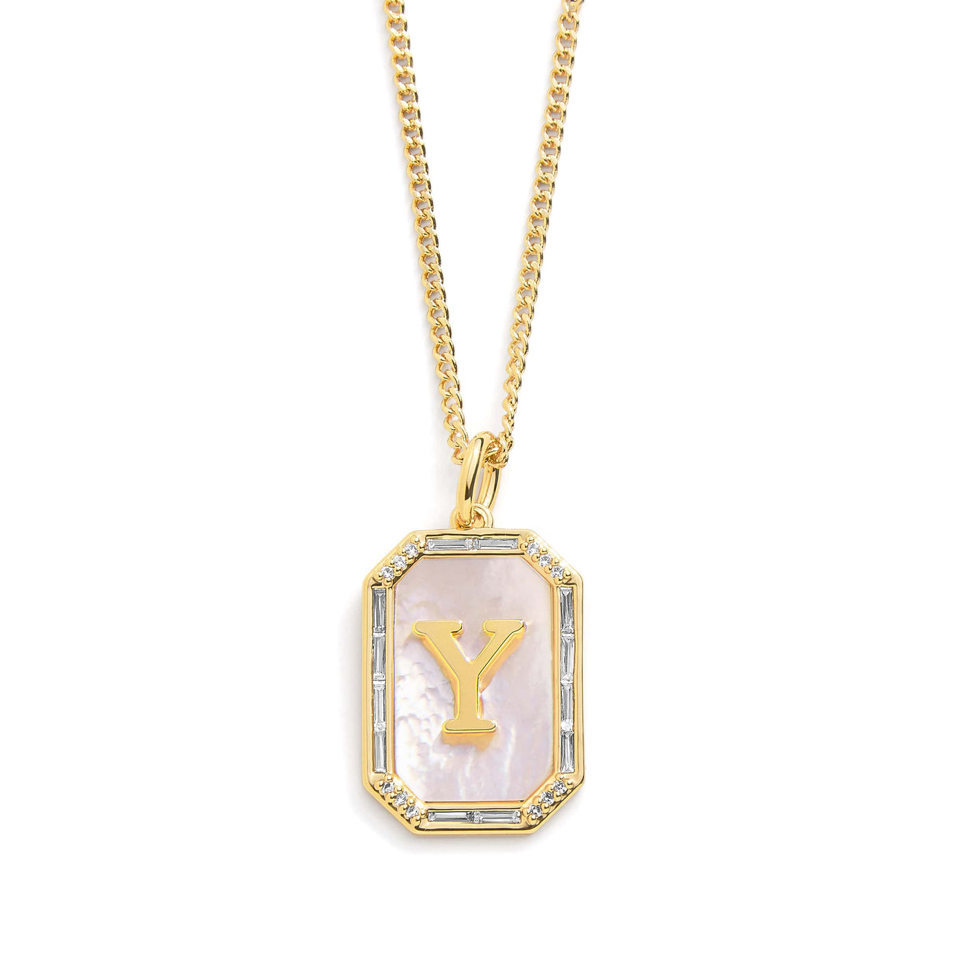 Goldene initialen anhänger kette - elegantes accessoire für frauen