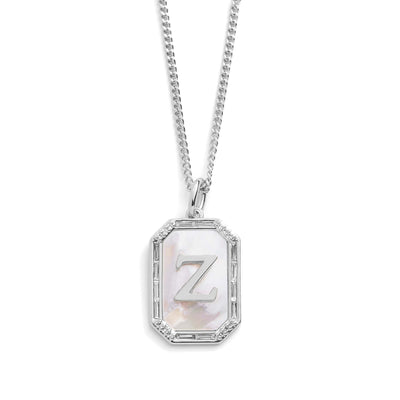 Goldene initialen anhänger kette - elegantes accessoire für frauen