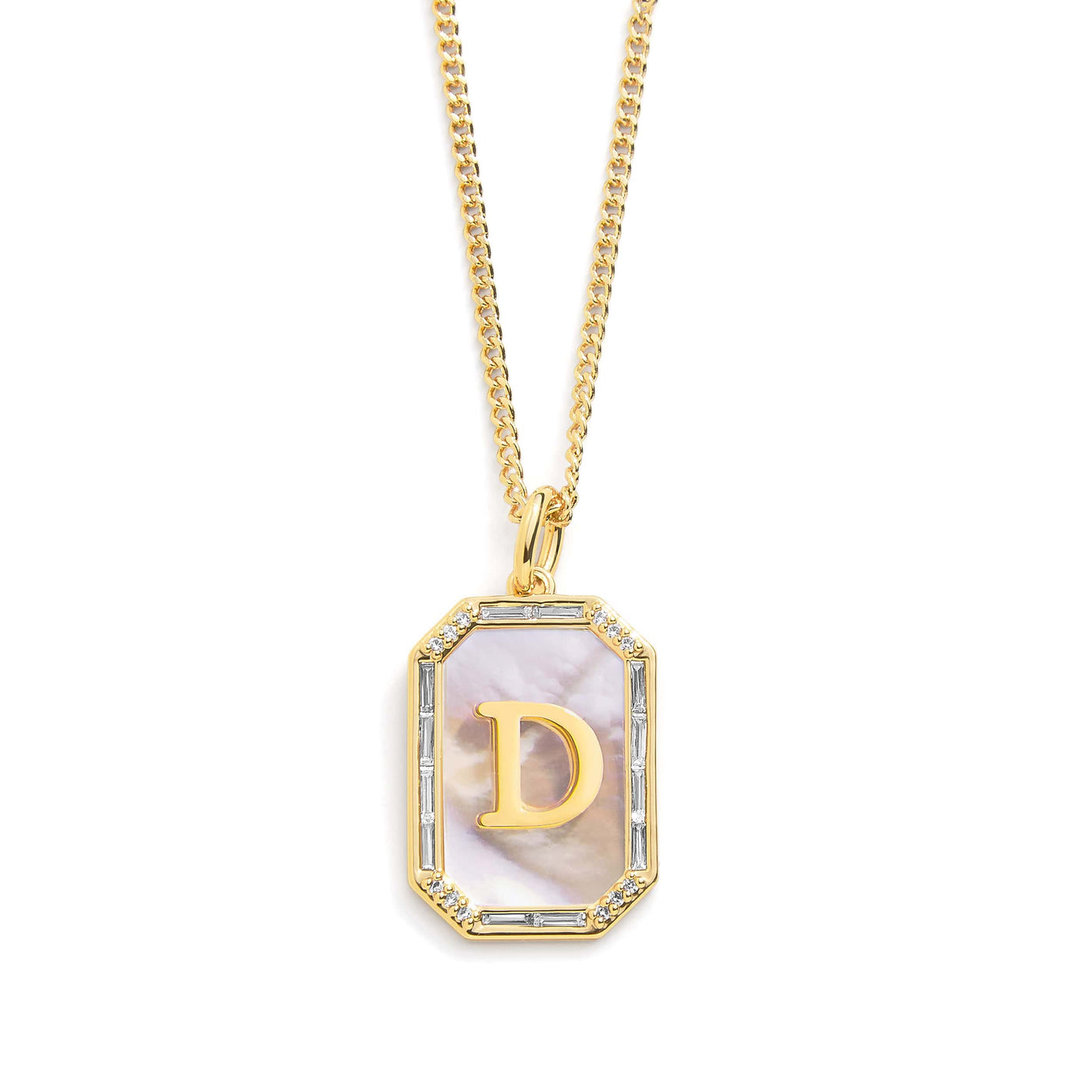 Goldene initialen anhänger kette - elegantes accessoire für frauen