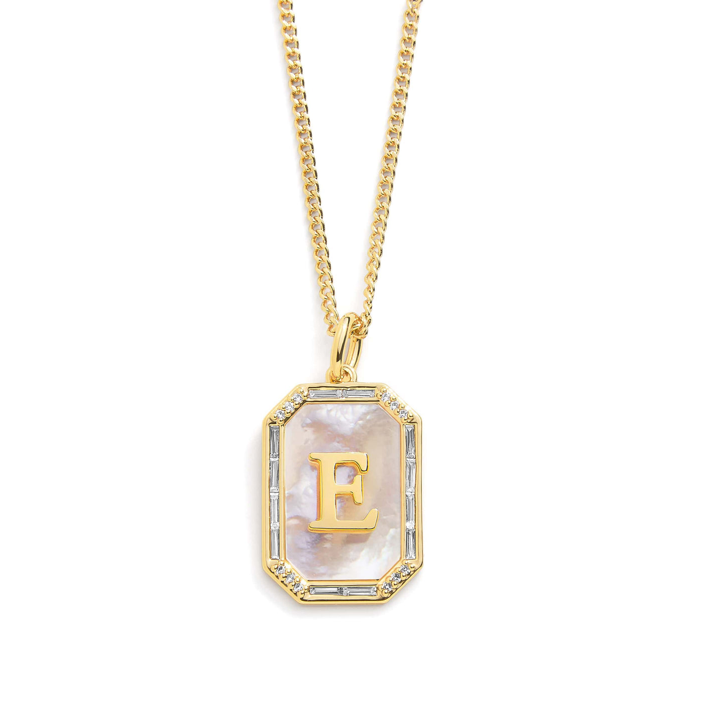 Goldene initialen anhänger kette - elegantes accessoire für frauen