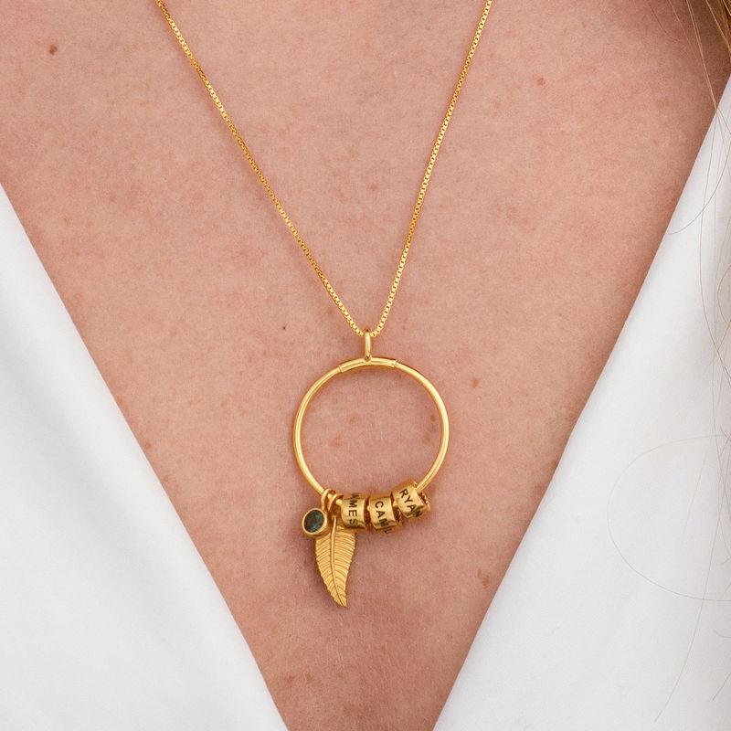 Personalisierbare gold charm halskette - individuelle damenmode