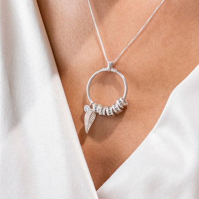 Personalisierbare gold charm halskette - individuelle damenmode