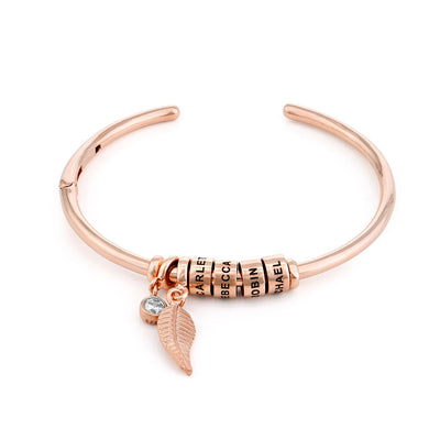 Personalisierbares bangle-armband – eleganter schmuck für damen