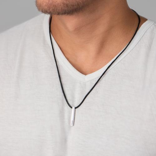 Personalisierte, gravierte goldbarren-halskette - individuell gestaltbares pendant für damen 2