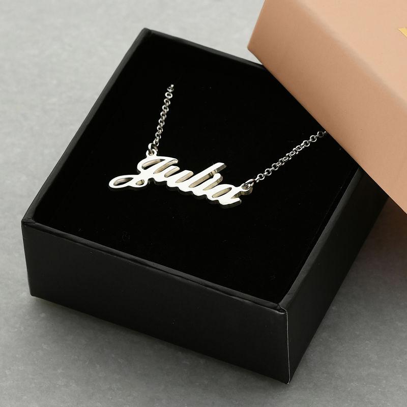 Personalisierte namenskette - exquisite halsketten aus sterling silber und vergoldet für damen
