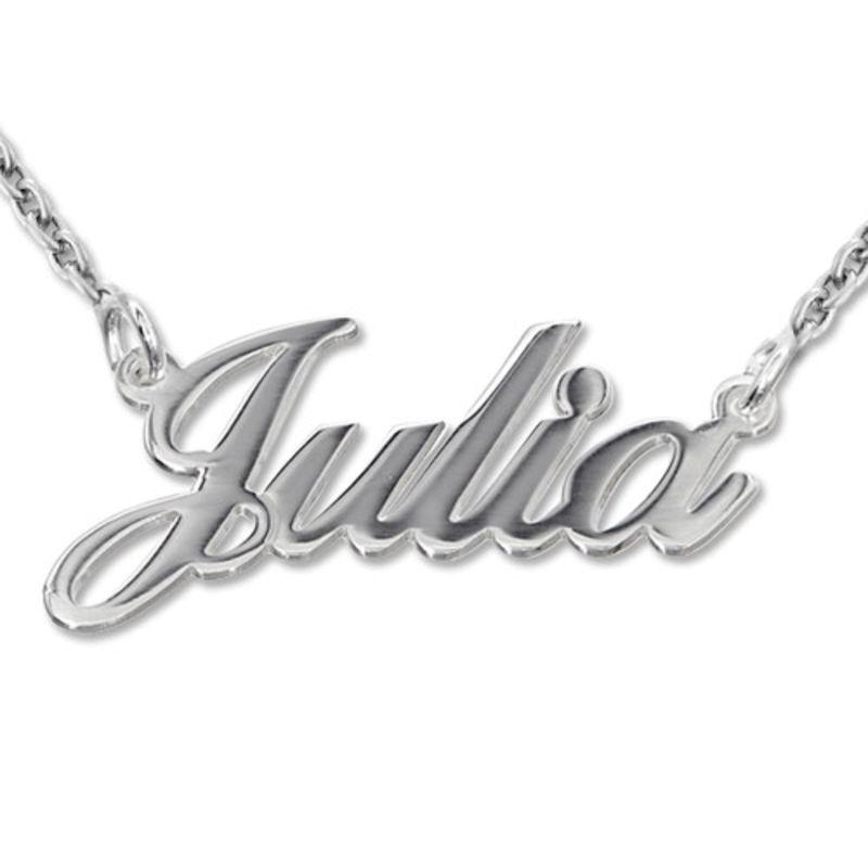 Personalisierte namenskette - exquisite halsketten aus sterling silber und vergoldet für damen
