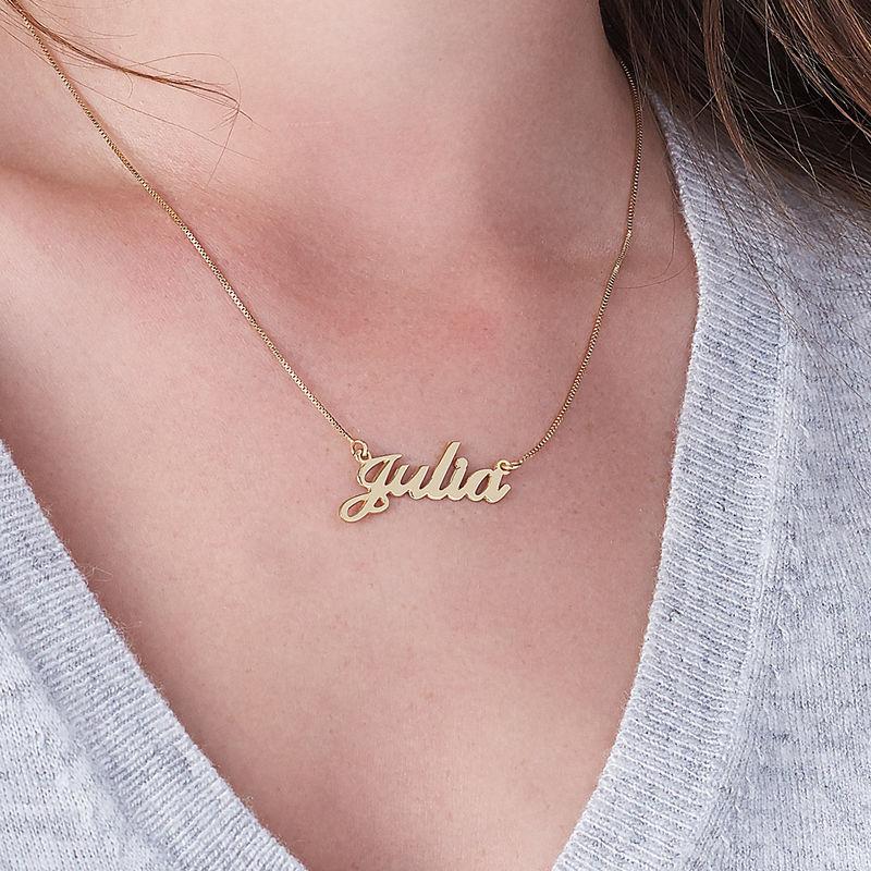 Personalisierte namenskette - exquisite halsketten aus sterling silber und vergoldet für damen