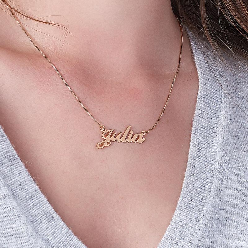 Personalisierte namenskette - exquisite halsketten aus sterling silber und vergoldet für damen
