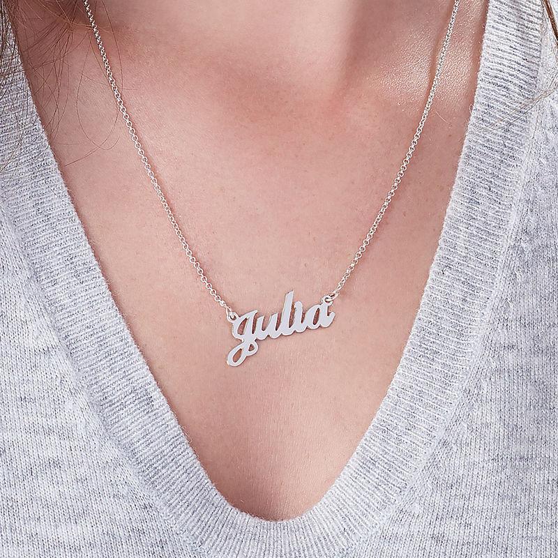 Personalisierte namenskette - exquisite halsketten aus sterling silber und vergoldet für damen